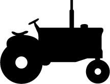 Detail Tractor Silhouette Clip Art Nomer 8