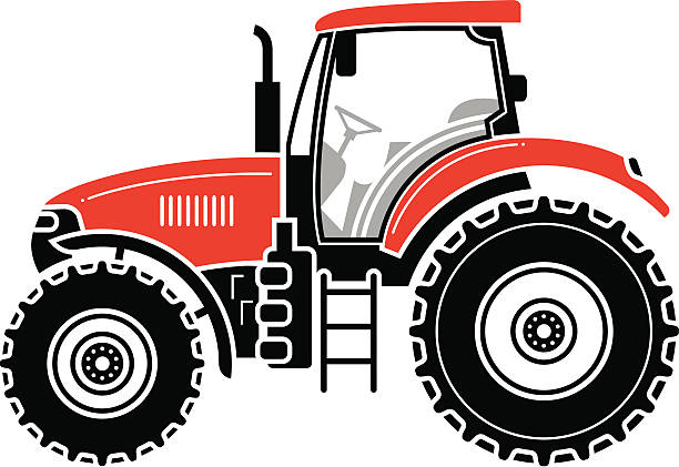 Detail Tractor Silhouette Clip Art Nomer 36