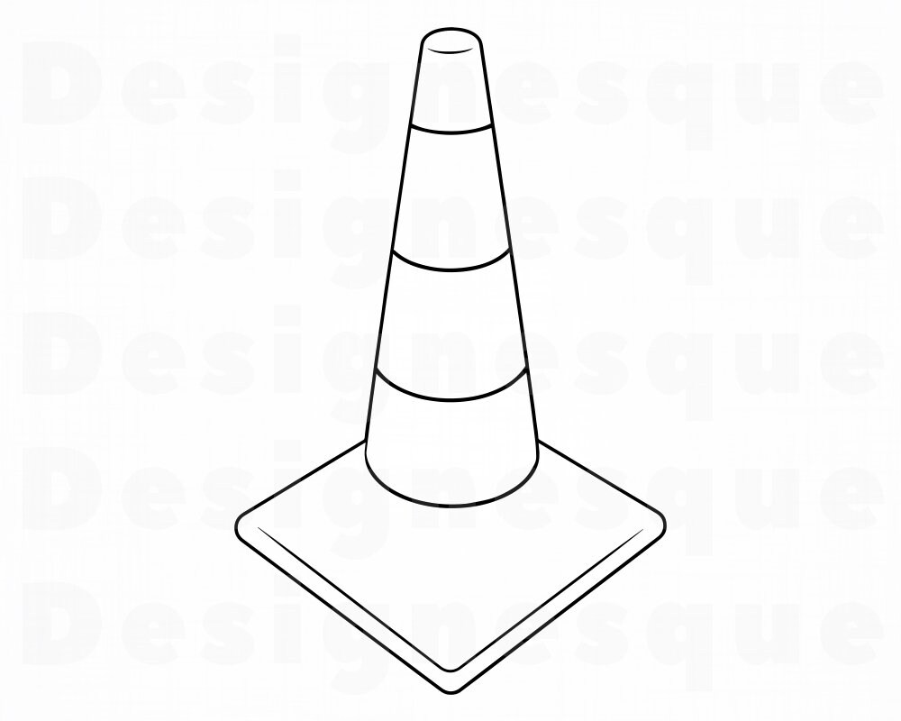 Detail Traffic Cone Clipart Nomer 47