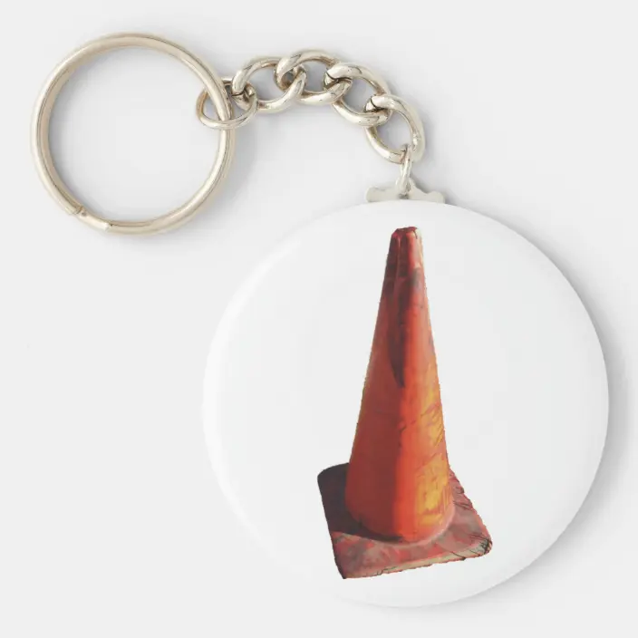 Detail Traffic Cone Keychain Nomer 5