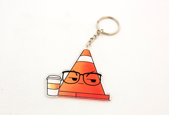 Detail Traffic Cone Keychain Nomer 6