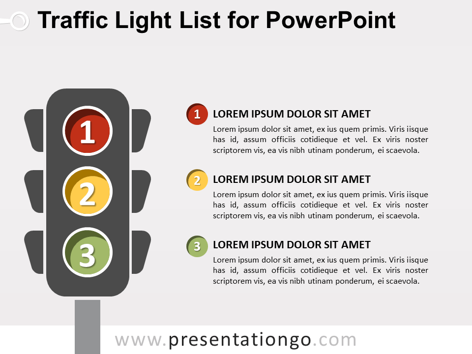 Detail Traffic Light Icons For Powerpoint Nomer 17