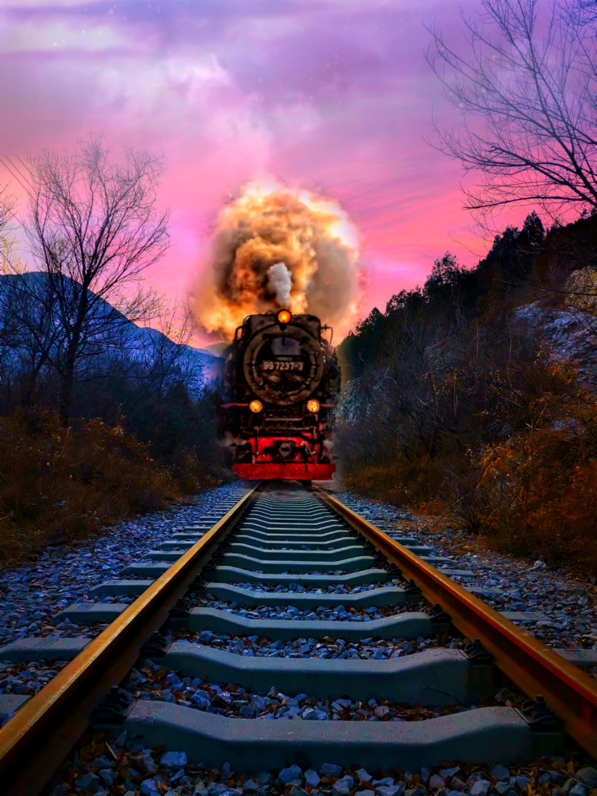 Detail Train Background Nomer 5