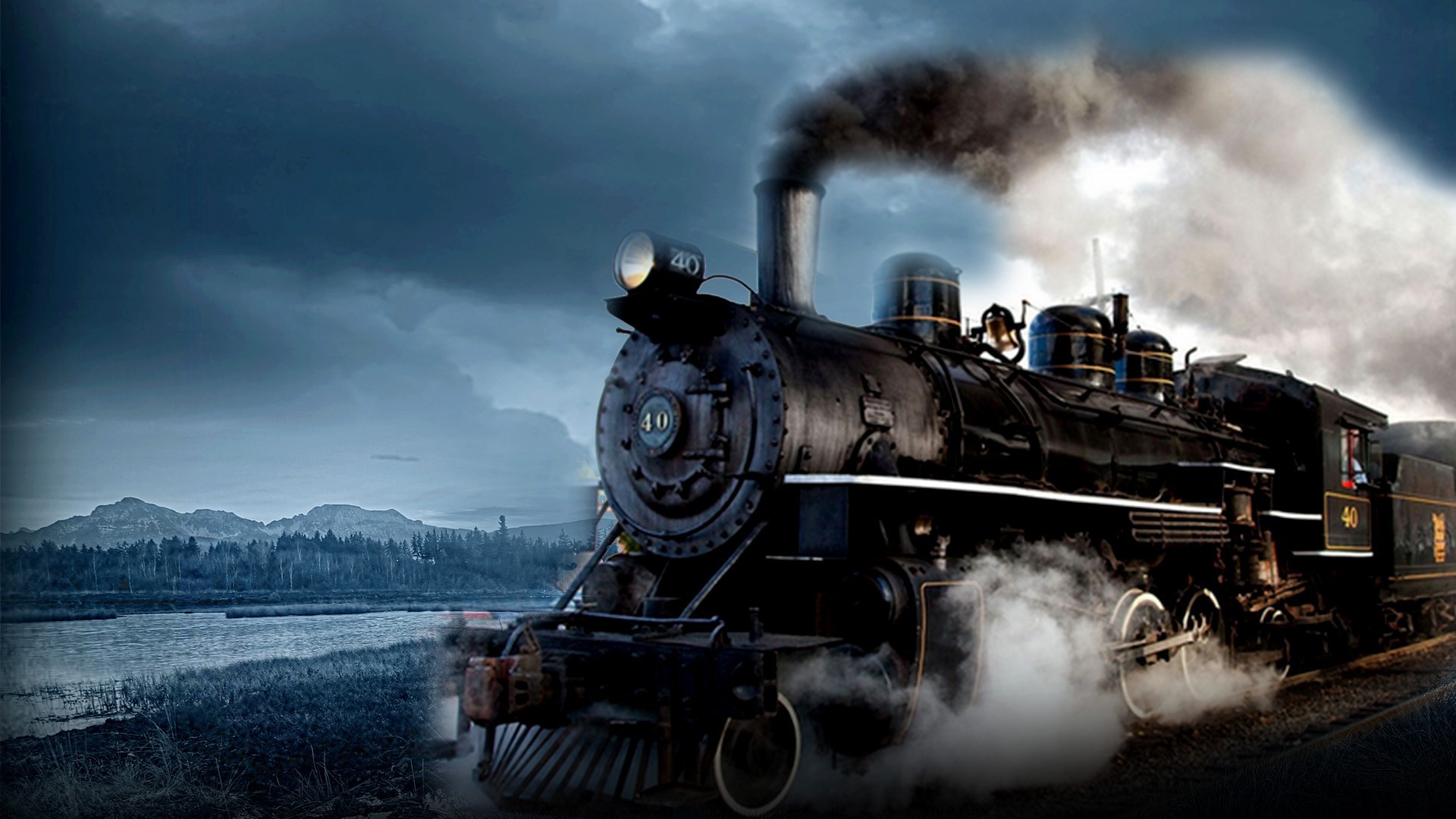 Detail Train Background Nomer 40