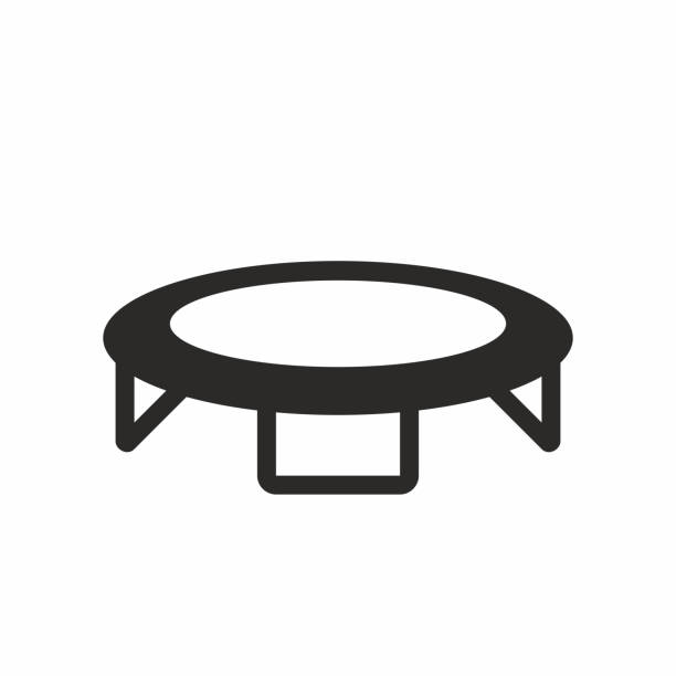 Detail Trampoline Clipart Black And White Nomer 14