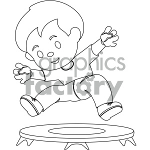 Detail Trampoline Clipart Black And White Nomer 42