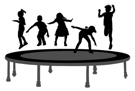 Detail Trampoline Clipart Black And White Nomer 48