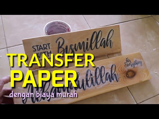 Detail Transfer Paper Untuk Kayu Nomer 5