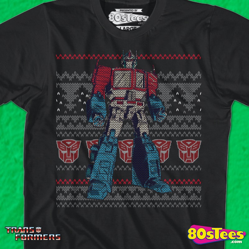 Detail Transformers Christmas Sweater Nomer 29