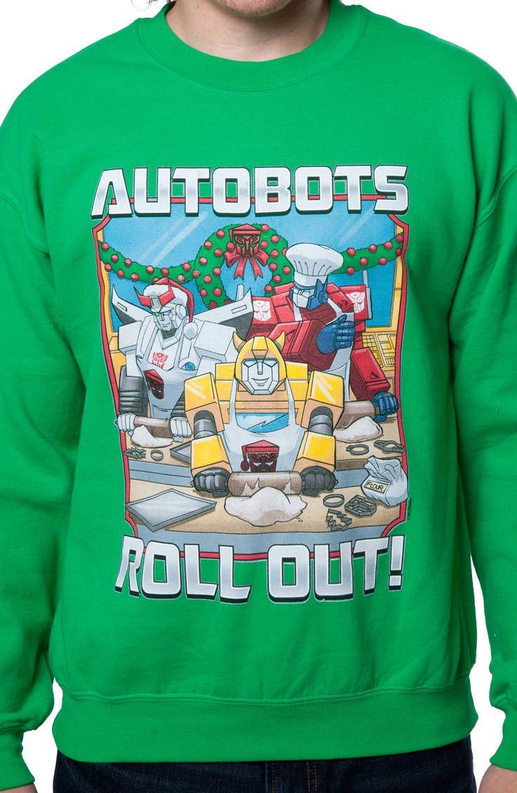 Detail Transformers Christmas Sweater Nomer 7