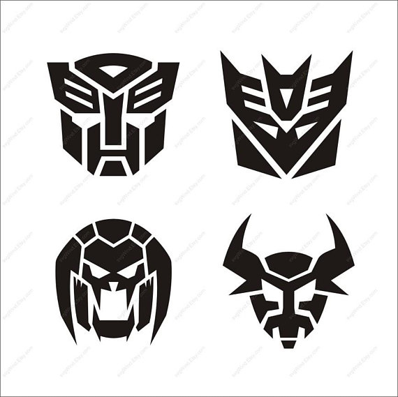 Detail Transformers Clipart Black And White Nomer 39