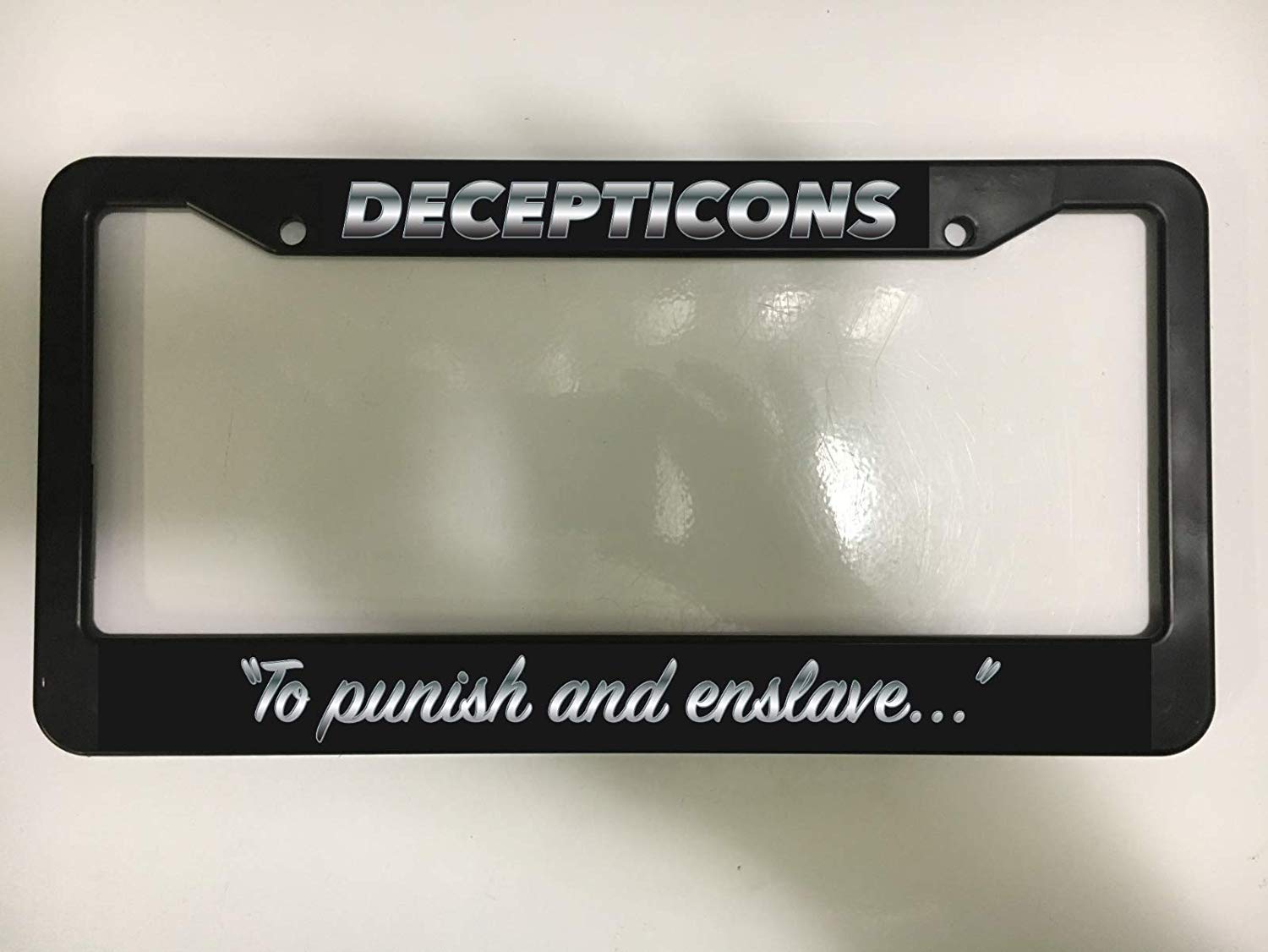 Detail Transformers License Plate Frame Nomer 19