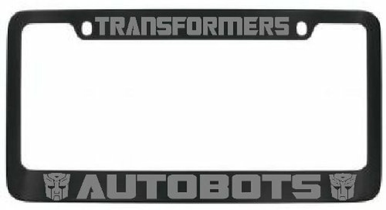 Detail Transformers License Plate Frame Nomer 7