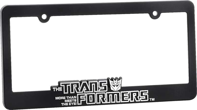 Detail Transformers License Plate Frame Nomer 8