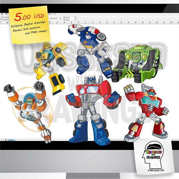 Detail Transformers Rescue Bots Png Nomer 50