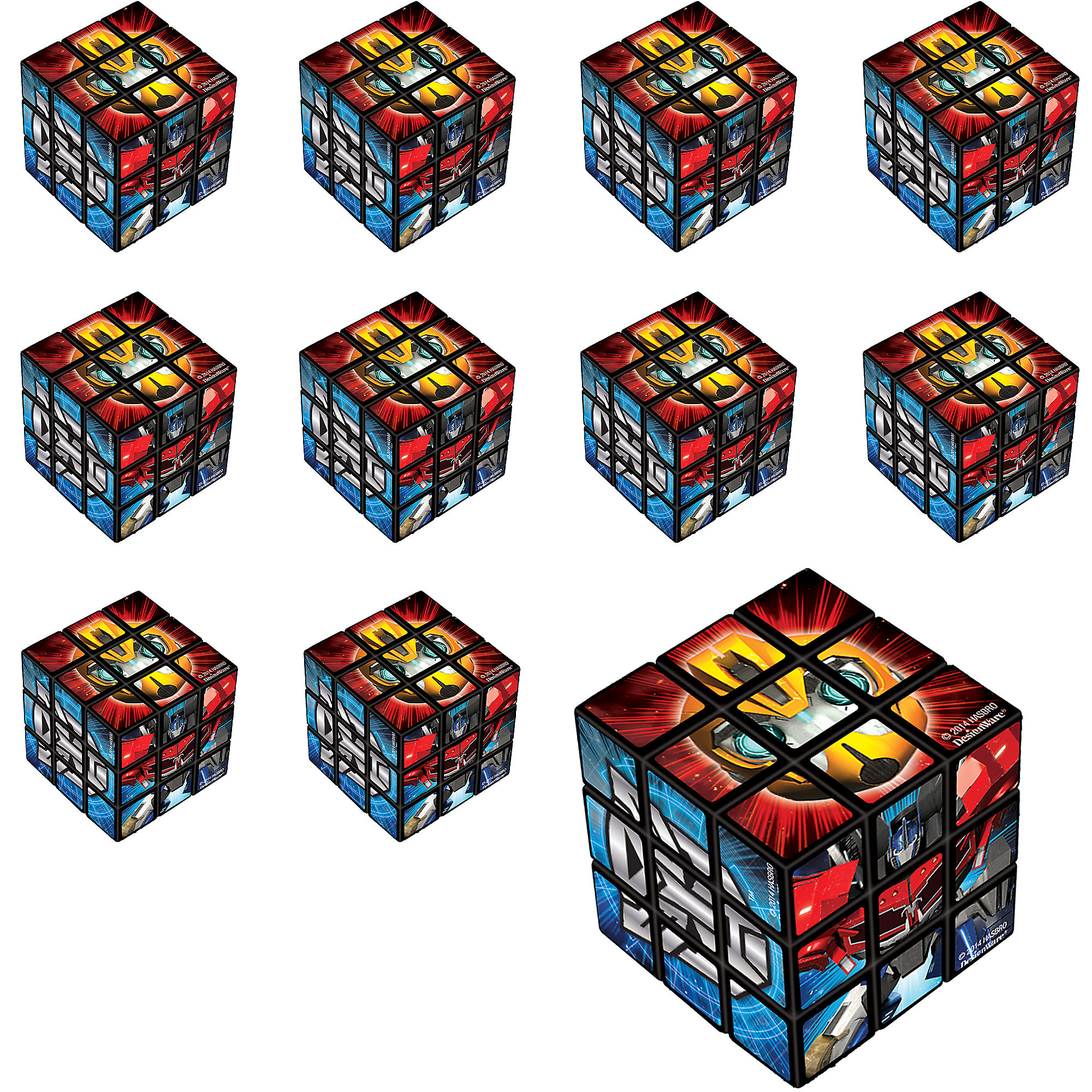 Detail Transformers Rubiks Cube Nomer 20