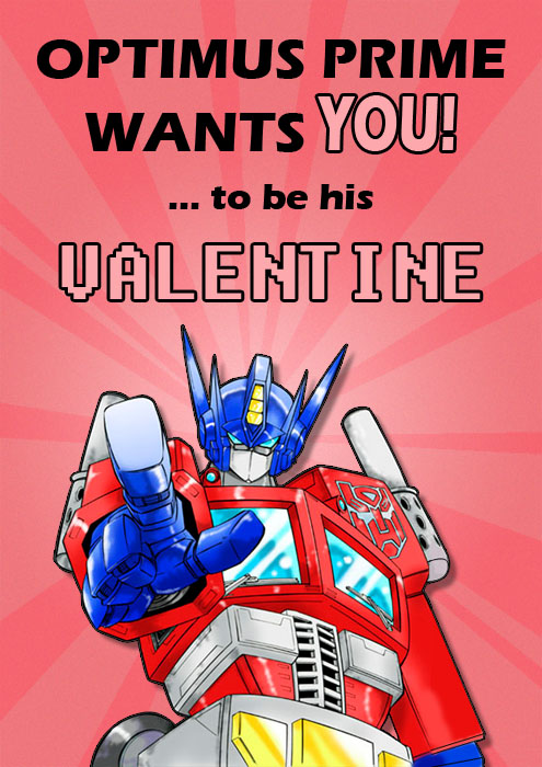 Detail Transformers Valentines Cards Nomer 11