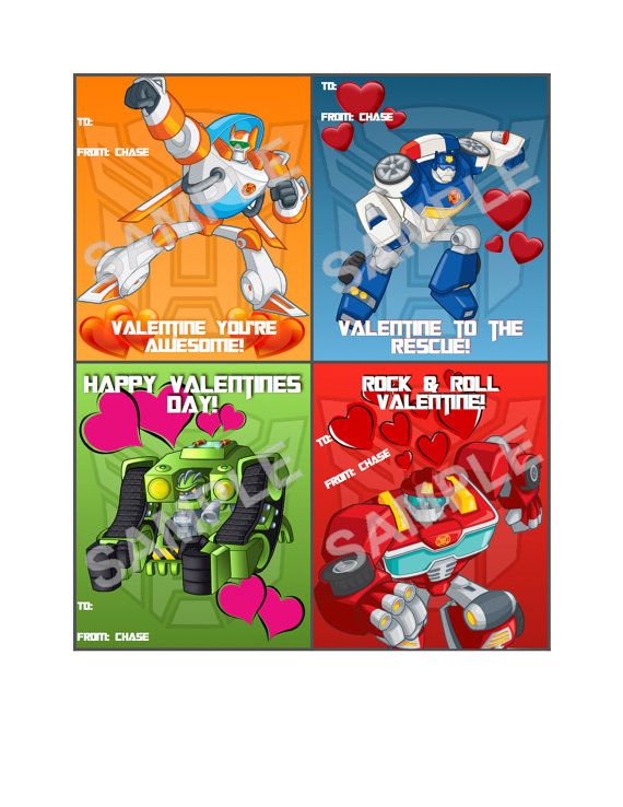Detail Transformers Valentines Cards Nomer 15