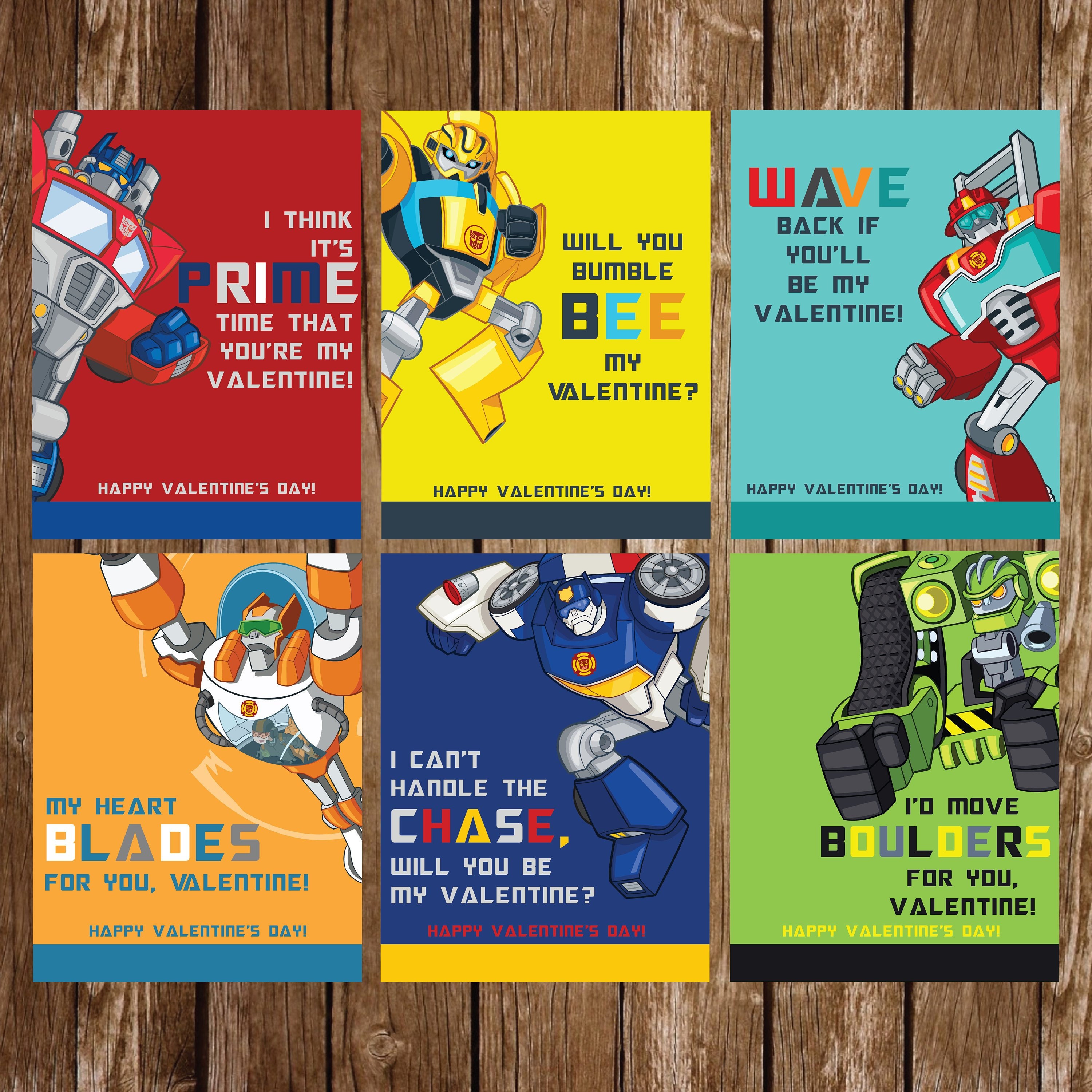 Detail Transformers Valentines Cards Nomer 3