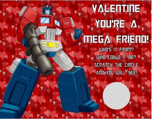 Detail Transformers Valentines Day Cards Nomer 23
