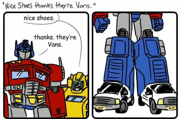 Detail Transformers Vans Shoes Nomer 4
