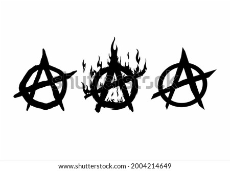 Detail Transparent Anarchy Symbol Nomer 49