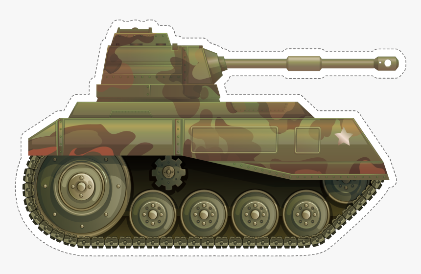 Detail Transparent Army Tank Nomer 20