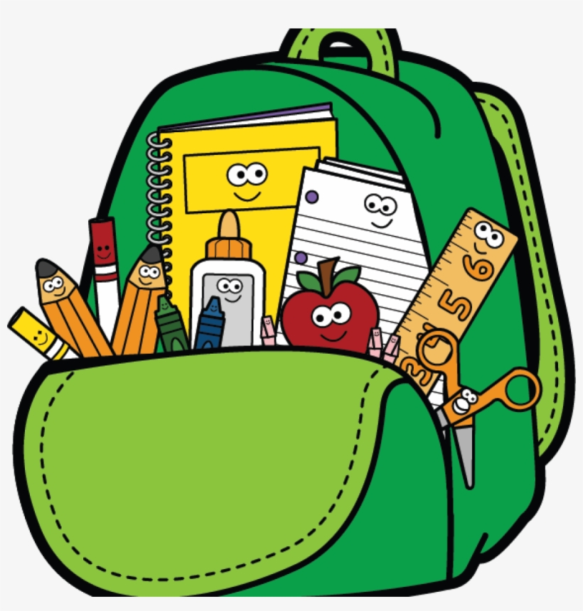 Detail Transparent Background Backpack Clipart Nomer 14