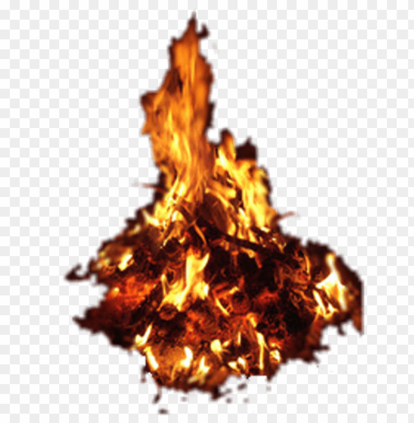 Detail Transparent Background Fire Nomer 42