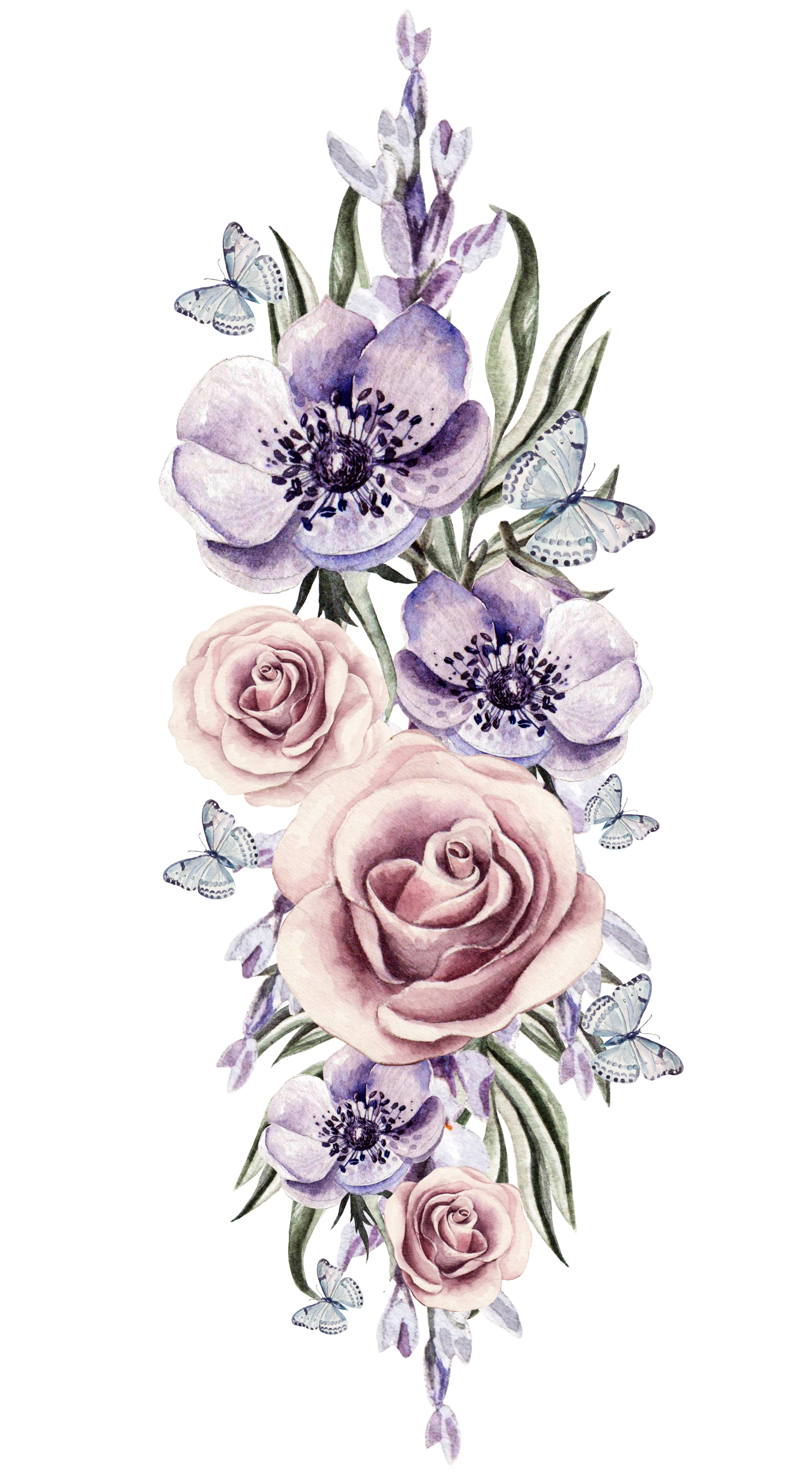 Detail Transparent Background Flower Png Nomer 33