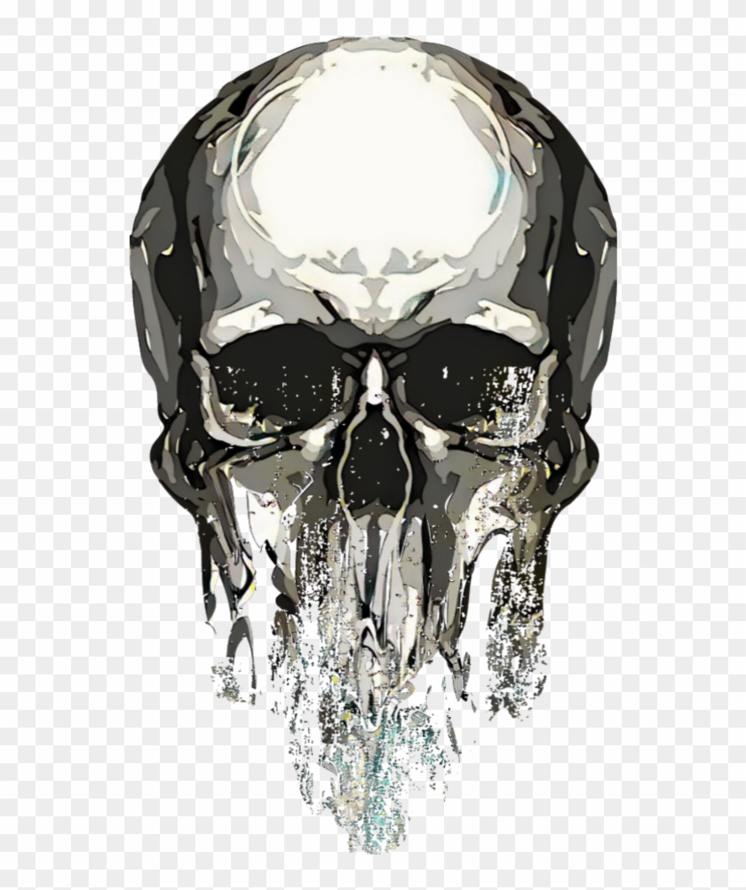 Detail Transparent Background Skull Nomer 8