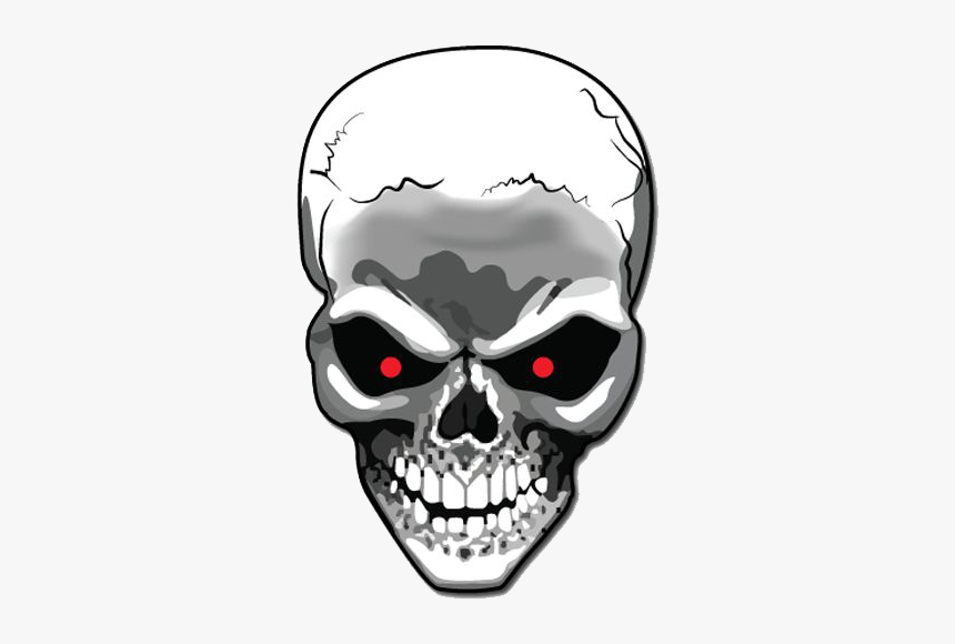 Detail Transparent Background Skull Nomer 2