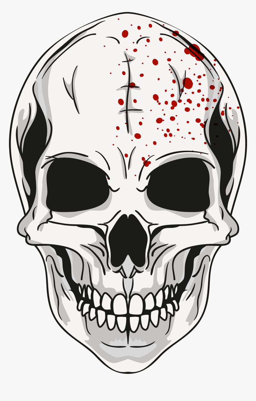 Detail Transparent Background Skull Nomer 24