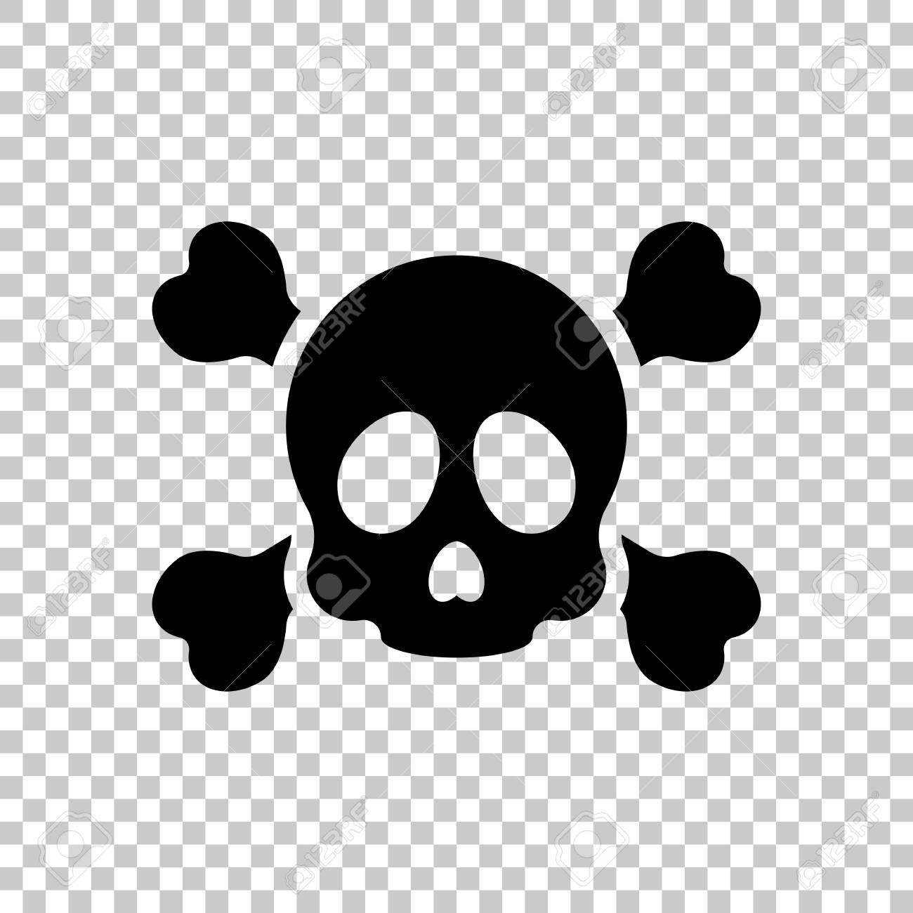 Detail Transparent Background Skull Nomer 50