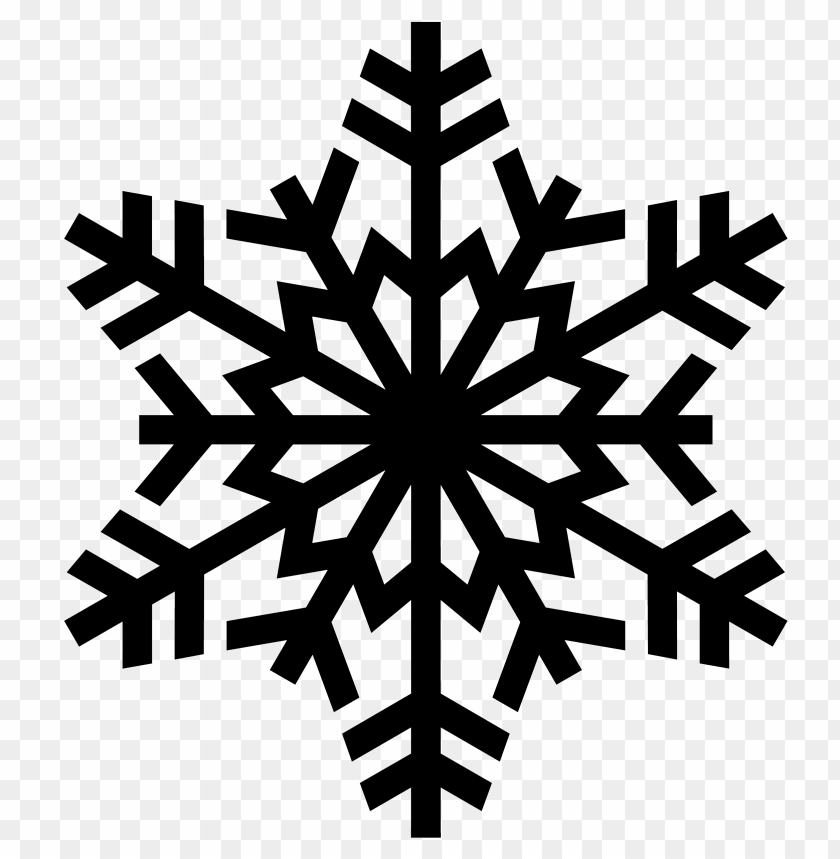 Detail Transparent Background Snowflake Nomer 25
