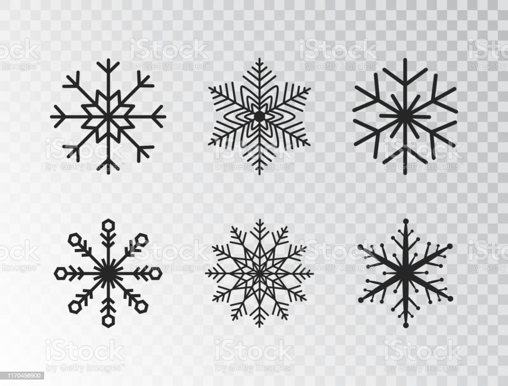 Detail Transparent Background Snowflake Nomer 50