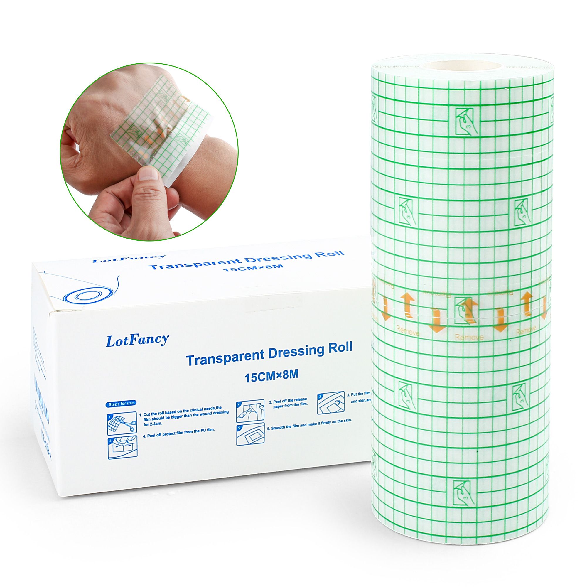 Detail Transparent Bandage Nomer 23