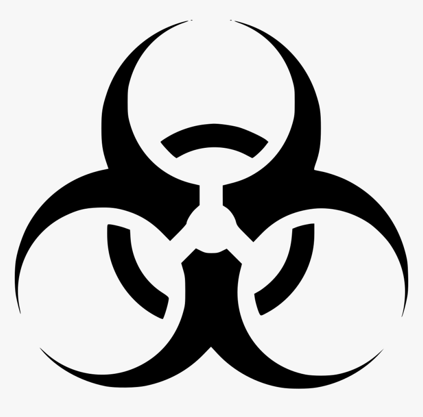 Detail Transparent Biohazard Symbol Nomer 3
