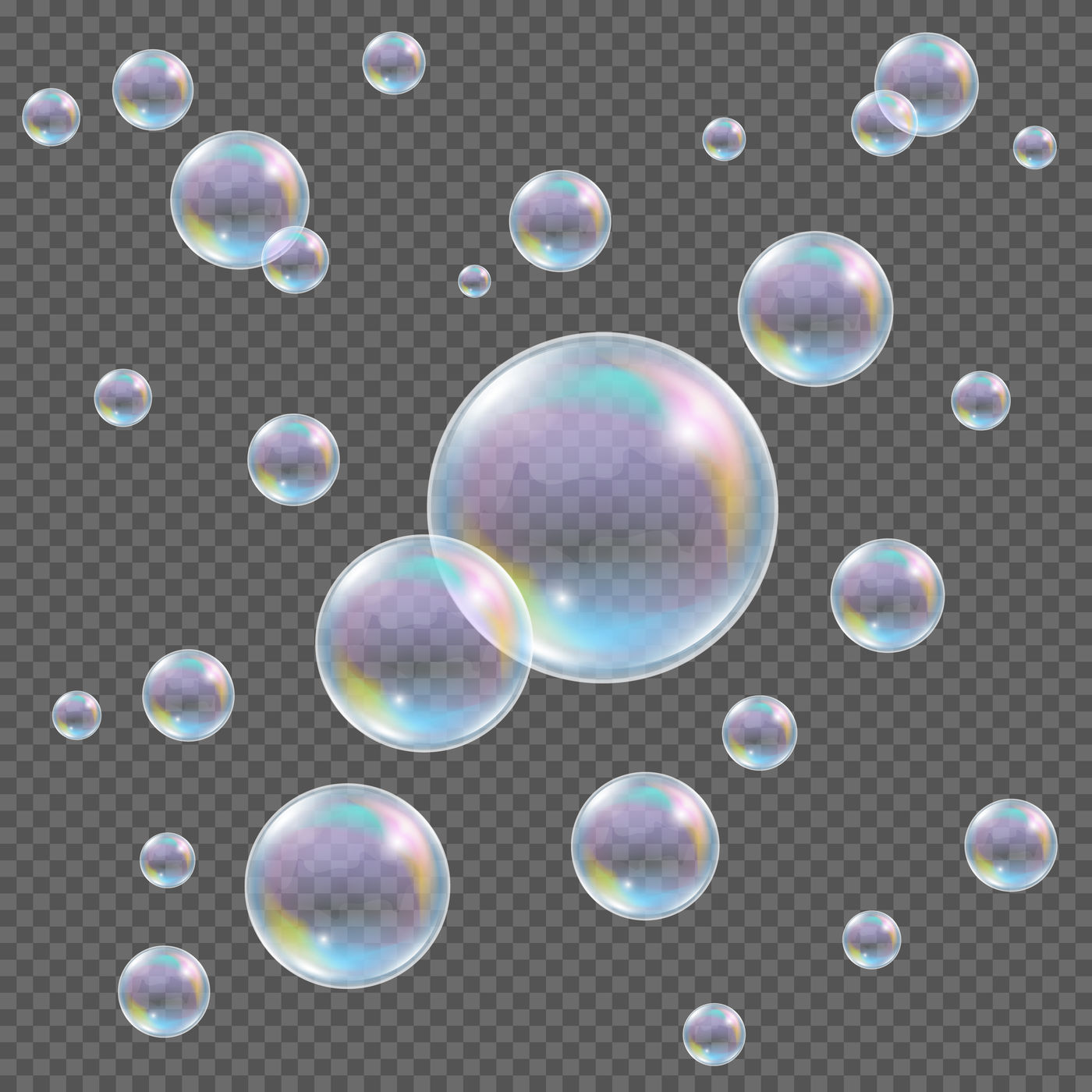 Detail Transparent Bubbles Nomer 32