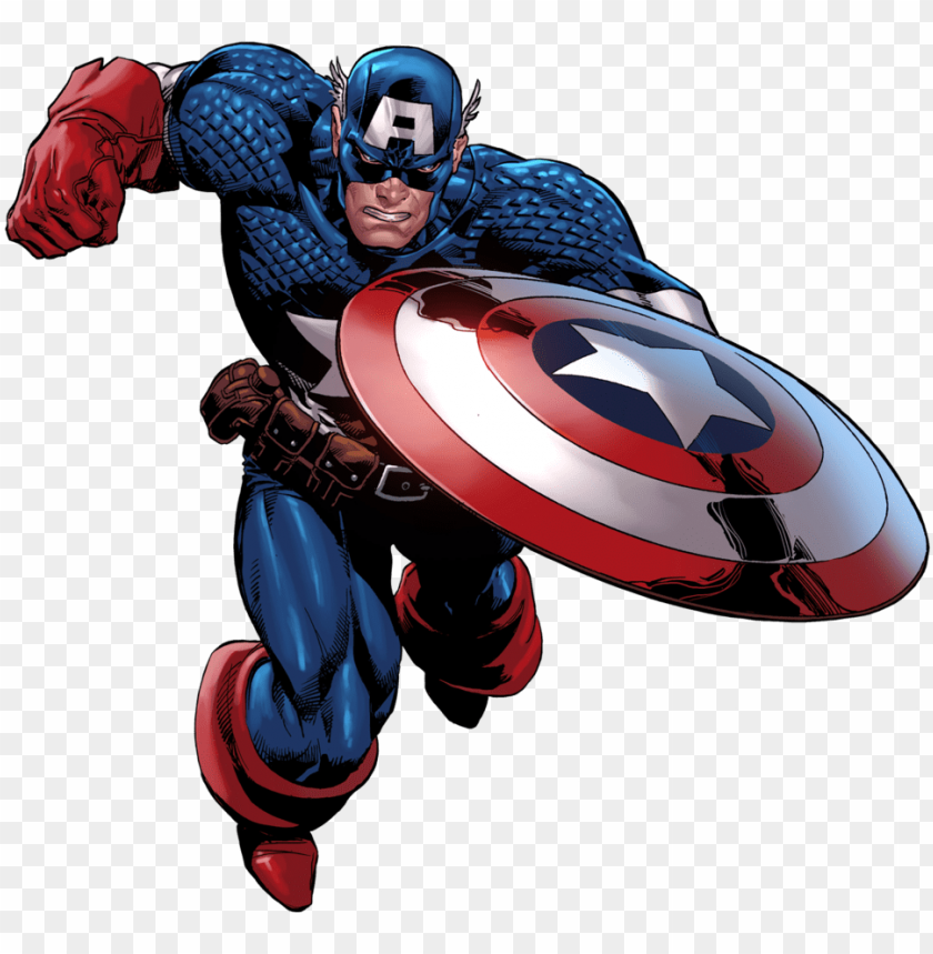 Detail Transparent Captain America Nomer 12