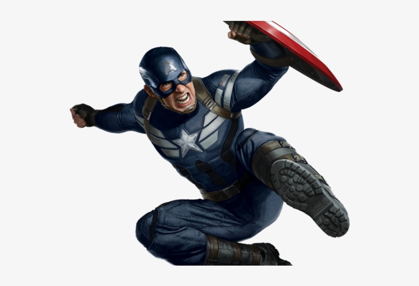 Detail Transparent Captain America Nomer 18