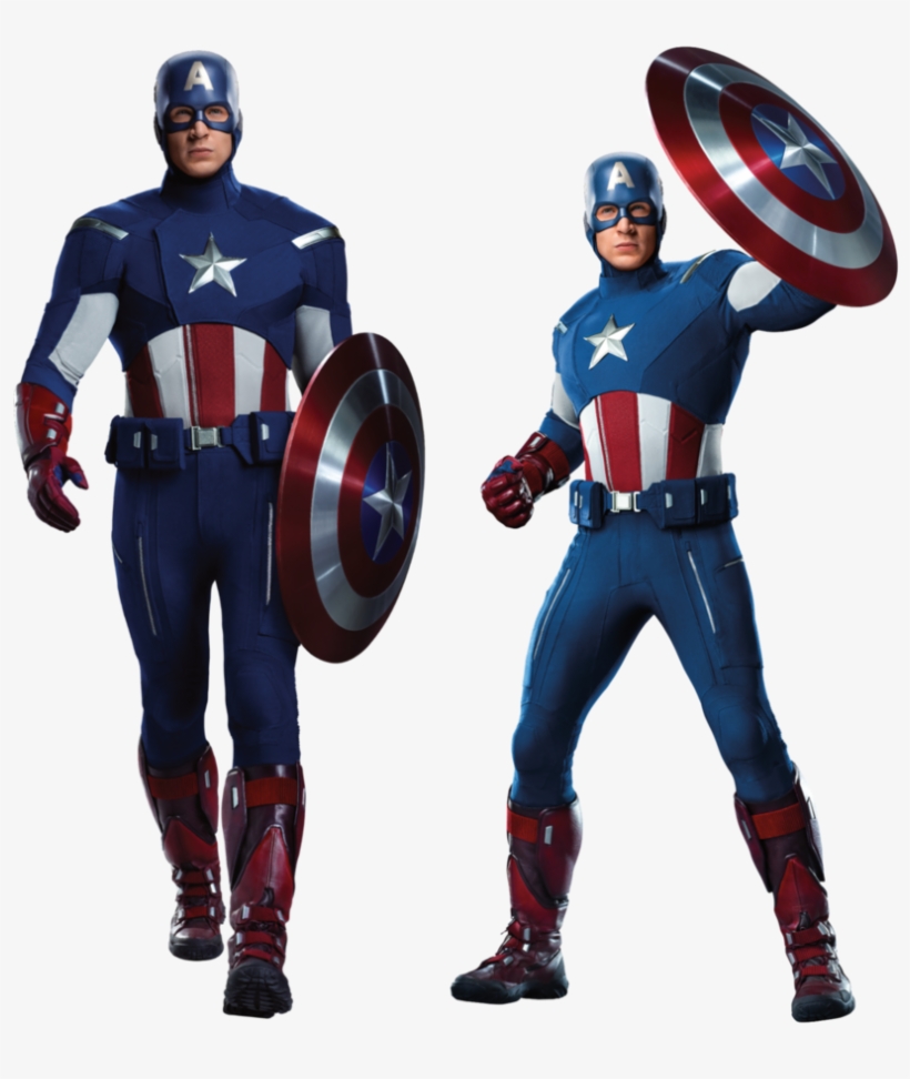 Detail Transparent Captain America Nomer 45