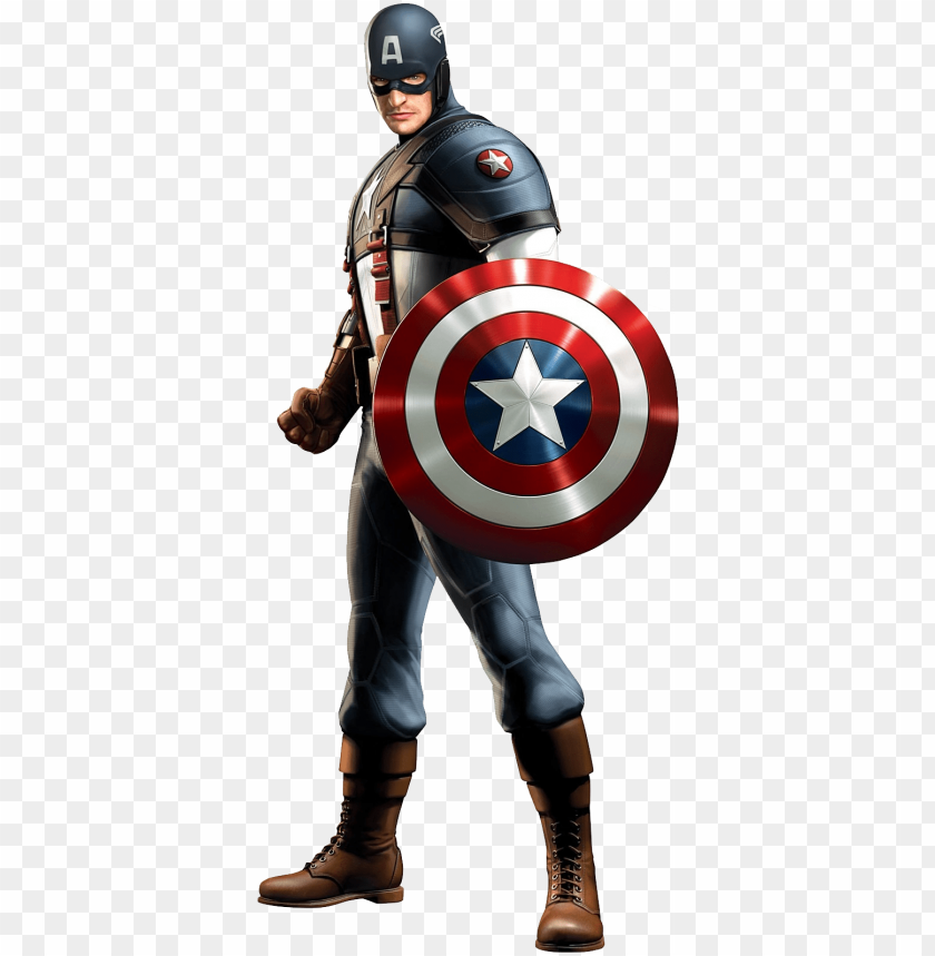 Detail Transparent Captain America Nomer 46