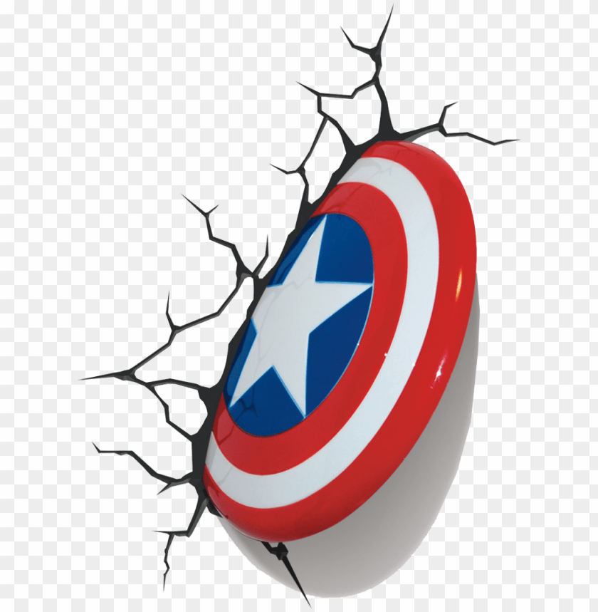 Detail Transparent Captain America Shield Nomer 14