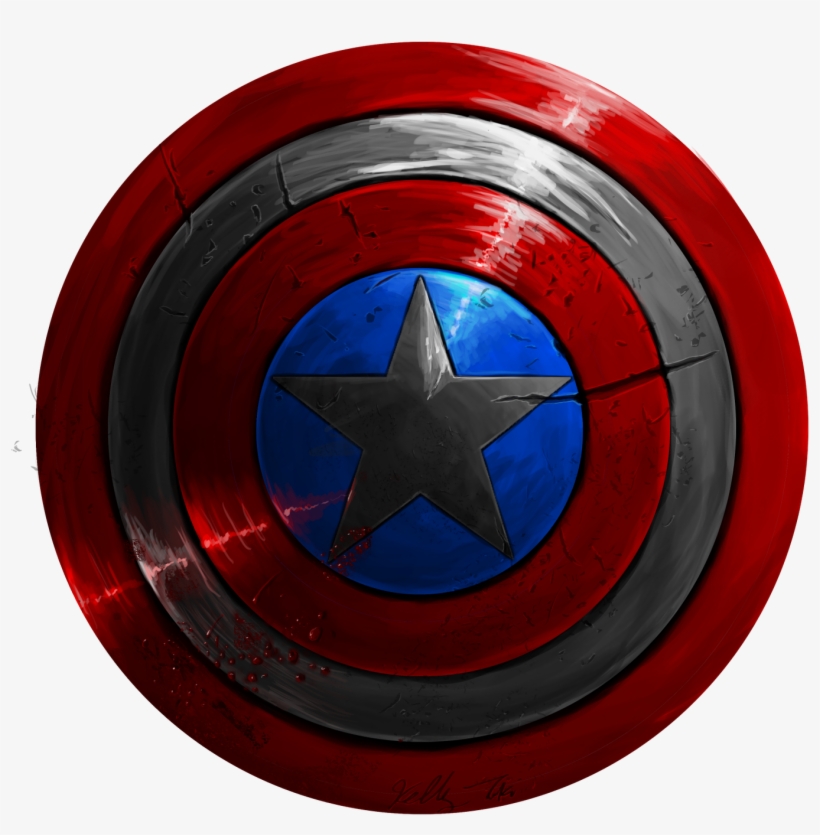 Detail Transparent Captain America Shield Nomer 50