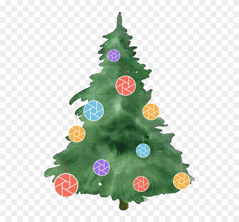 Detail Transparent Christmas Tree Clipart Nomer 19