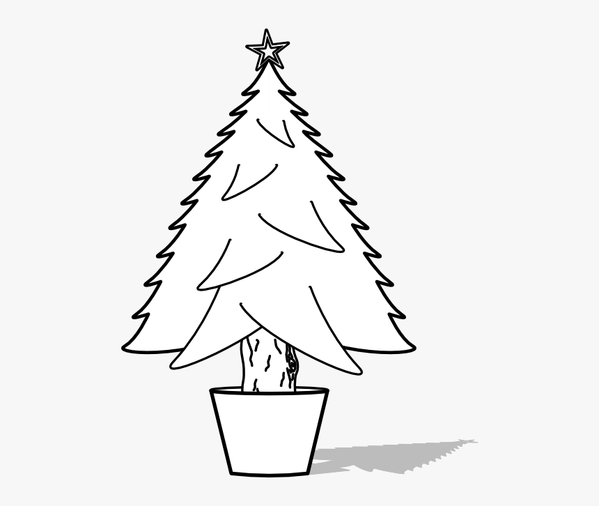 Detail Transparent Christmas Tree Clipart Nomer 29