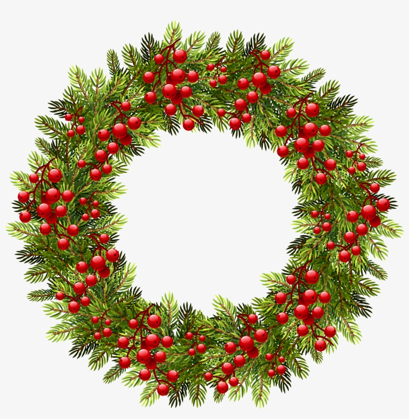 Detail Transparent Christmas Wreath Nomer 51