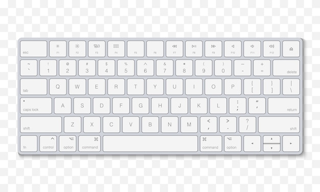Detail Transparent Computer Keyboard Nomer 29