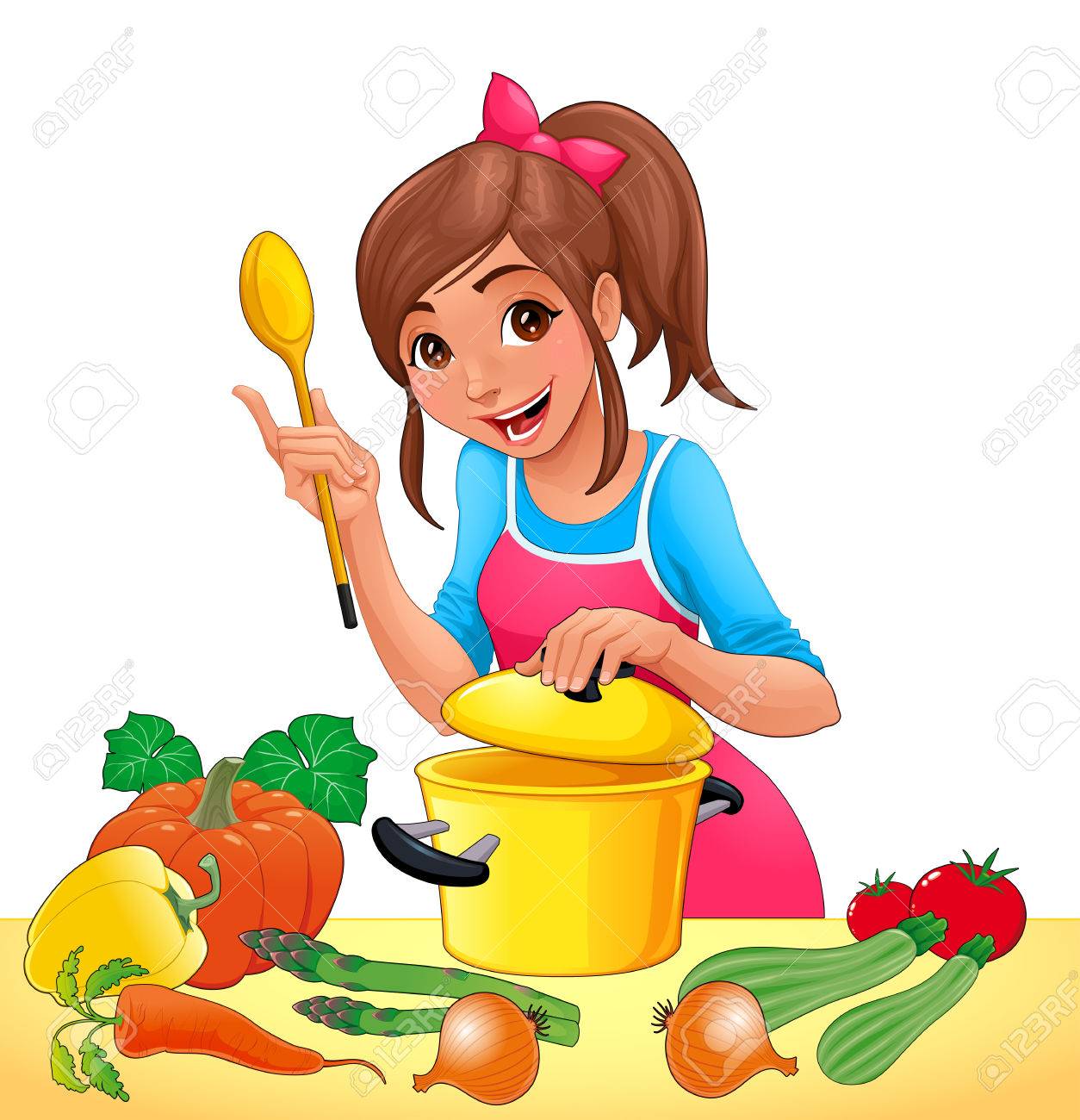 Detail Transparent Cooking Clipart Nomer 10